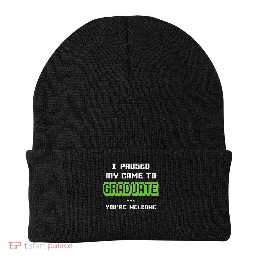 Funny 2025 Gamer Graduate Graduation Beanie