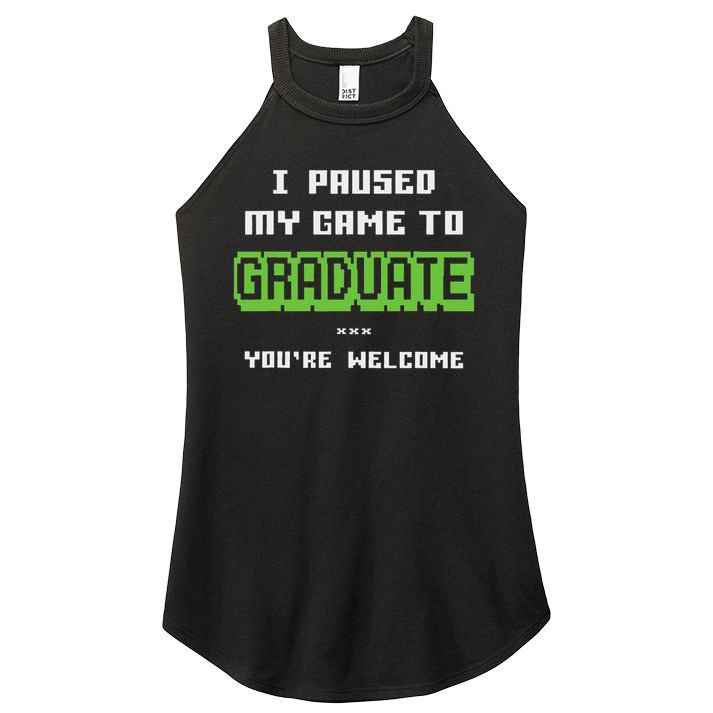 Funny 2025 Gamer Graduate Graduation Women's Perfect Tri Rocker Tank