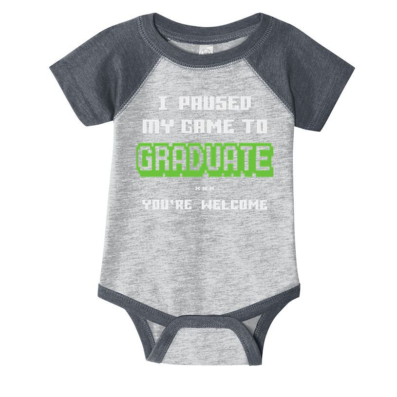Funny 2025 Gamer Graduate Graduation Infant Baby Jersey Bodysuit