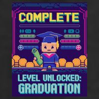 Funny 2025 Gamer Level Complete Master College Graduation Cool Comfort Performance Bucket Hat