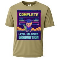 Funny 2025 Gamer Level Complete Master College Graduation Cooling Performance Crew T-Shirt