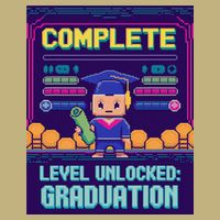 Funny 2025 Gamer Level Complete Master College Graduation Cooling Performance Crew T-Shirt