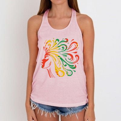 Freedom 2024 Junenth 1865 Gift Women's Knotted Racerback Tank