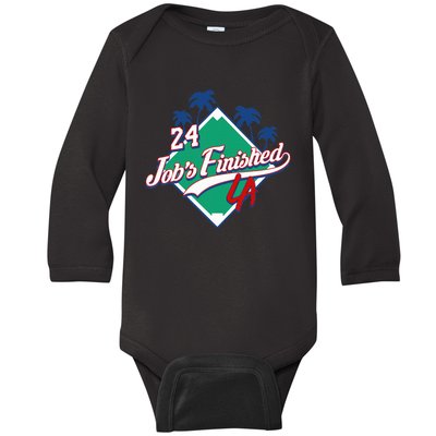 Flaherty 24 JobS Finished Baby Long Sleeve Bodysuit