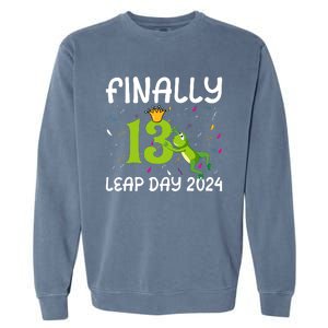 February 29 Leap Year 2024 52nd Birthday Garment-Dyed Sweatshirt