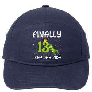 February 29 Leap Year 2024 52nd Birthday 7-Panel Snapback Hat