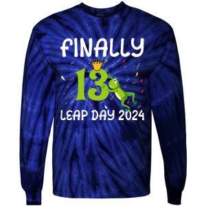 February 29 Leap Year 2024 52nd Birthday Tie-Dye Long Sleeve Shirt