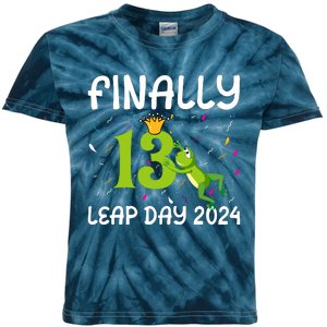 February 29 Leap Year 2024 52nd Birthday Kids Tie-Dye T-Shirt