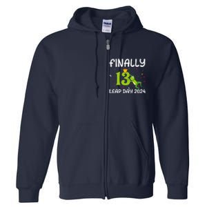 February 29 Leap Year 2024 52nd Birthday Full Zip Hoodie