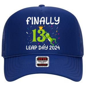 February 29 Leap Year 2024 52nd Birthday High Crown Mesh Back Trucker Hat