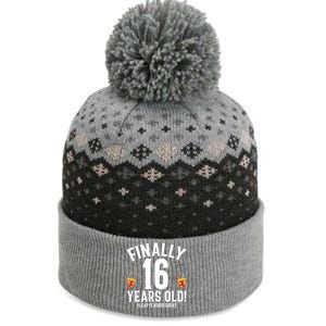 Feb 29th Leap Year 2024 16 Years Old Birthday Party Gifts The Baniff Cuffed Pom Beanie