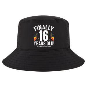 Feb 29th Leap Year 2024 16 Years Old Birthday Party Gifts Cool Comfort Performance Bucket Hat