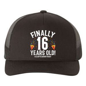 Feb 29th Leap Year 2024 16 Years Old Birthday Party Gifts Yupoong Adult 5-Panel Trucker Hat