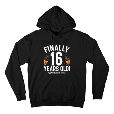 Feb 29th Leap Year 2024 16 Years Old Birthday Party Gifts Hoodie