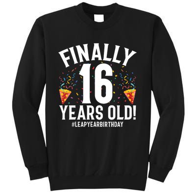 Feb 29th Leap Year 2024 16 Years Old Birthday Party Gifts Sweatshirt