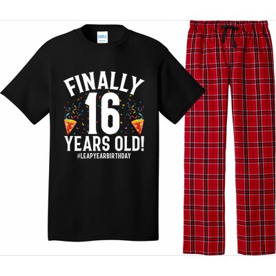 Feb 29th Leap Year 2024 16 Years Old Birthday Party Gifts Pajama Set