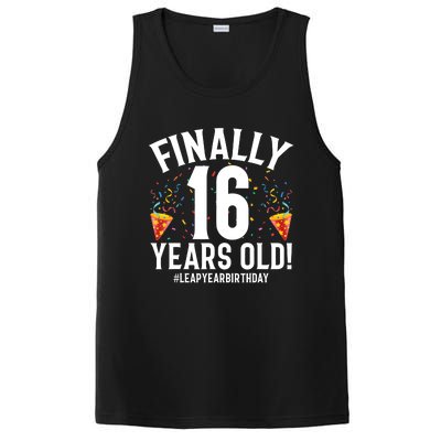 Feb 29th Leap Year 2024 16 Years Old Birthday Party Gifts PosiCharge Competitor Tank