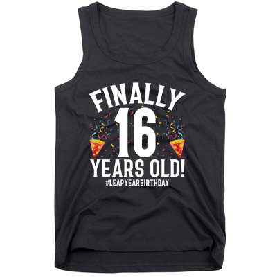 Feb 29th Leap Year 2024 16 Years Old Birthday Party Gifts Tank Top