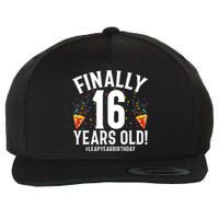 Feb 29th Leap Year 2024 16 Years Old Birthday Party Gifts Wool Snapback Cap