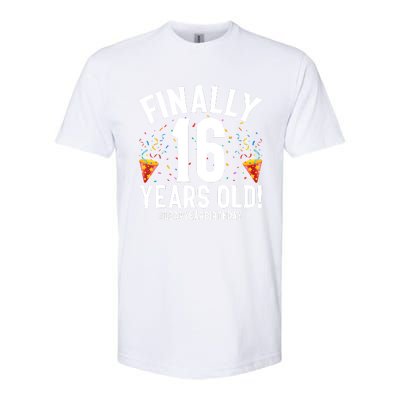 Feb 29th Leap Year 2024 16 Years Old Birthday Party Gifts Softstyle CVC T-Shirt