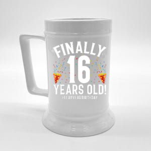 Feb 29th Leap Year 2024 16 Years Old Birthday Party Gifts Beer Stein