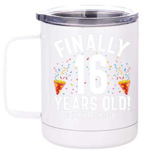 Feb 29th Leap Year 2024 16 Years Old Birthday Party Gifts 12 oz Stainless Steel Tumbler Cup