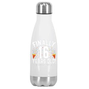 Feb 29th Leap Year 2024 16 Years Old Birthday Party Gifts Stainless Steel Insulated Water Bottle