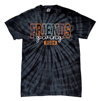 Friendsgiving 2024 Matching Friends Thanksgiving 2024 Tie-Dye T-Shirt