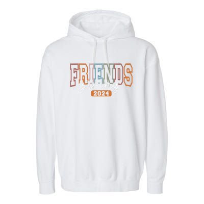 Friendsgiving 2024 Matching Friends Thanksgiving 2024 Garment-Dyed Fleece Hoodie