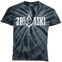 Freemason 2B1ASK1 Mason Masonic Square & Compass Kids Tie-Dye T-Shirt