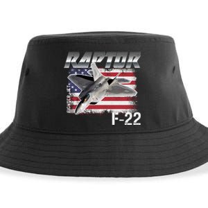 F 22 Raptor Stealth Sustainable Bucket Hat