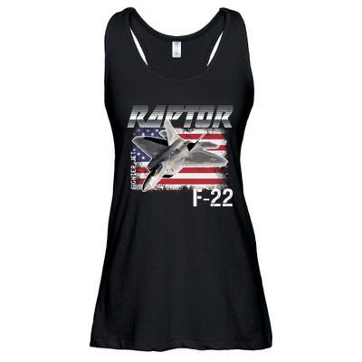 F 22 Raptor Stealth Ladies Essential Flowy Tank