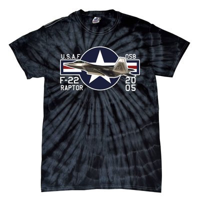 F 222 Raptor USAF Tie-Dye T-Shirt