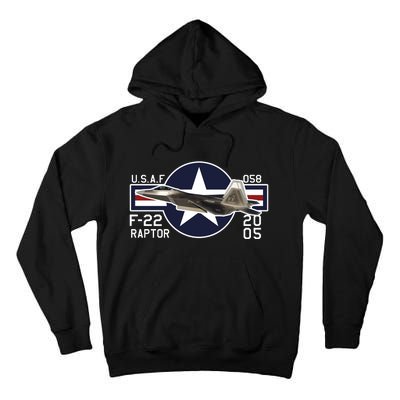 F 222 Raptor USAF Tall Hoodie