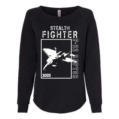 F 22 Raptor Stealth Fighter Womens California Wash Sweatshirt