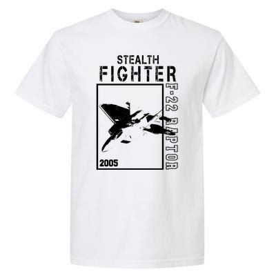 F 22 Raptor Stealth Fighter Garment-Dyed Heavyweight T-Shirt