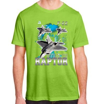 F 22 Raptor Stealth Bootleg Adult ChromaSoft Performance T-Shirt