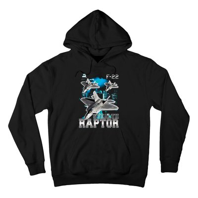 F 22 Raptor Stealth Bootleg Hoodie