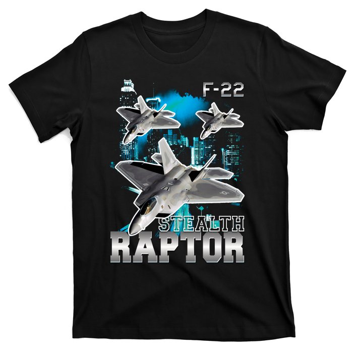 F 22 Raptor Stealth Bootleg T-Shirt