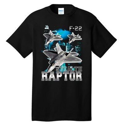 F 22 Raptor Stealth Bootleg Tall T-Shirt