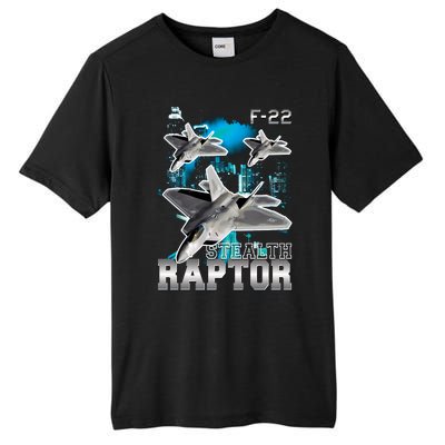 F 22 Raptor Stealth Bootleg Tall Fusion ChromaSoft Performance T-Shirt