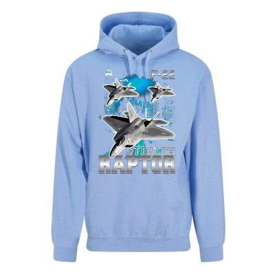 F 22 Raptor Stealth Bootleg Unisex Surf Hoodie