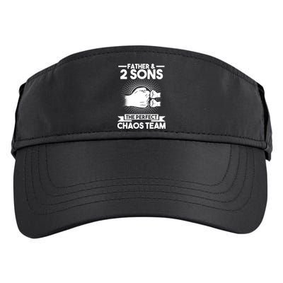 Father & 2 Sons The perfect chaos team Father Adult Drive Performance Visor