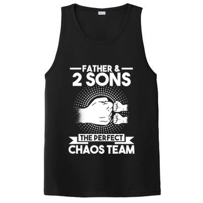 Father & 2 Sons The perfect chaos team Father PosiCharge Competitor Tank