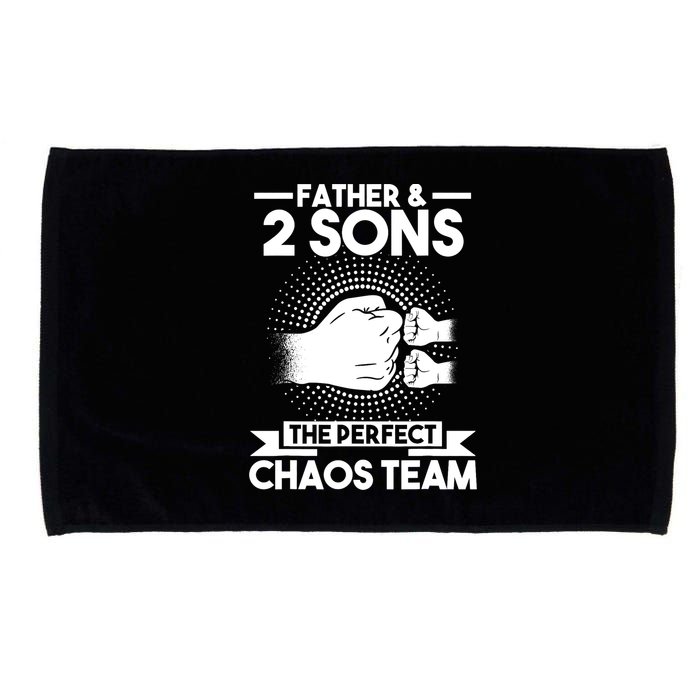 Father & 2 Sons The perfect chaos team Father Microfiber Hand Towel