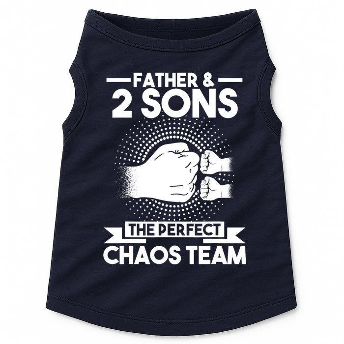 Father & 2 Sons The perfect chaos team Father Doggie Tank
