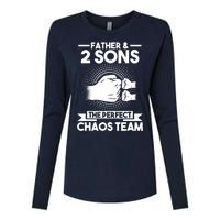 Father & 2 Sons The perfect chaos team Father Womens Cotton Relaxed Long Sleeve T-Shirt