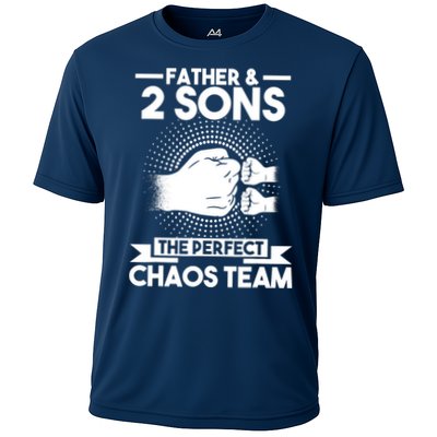 Father & 2 Sons The perfect chaos team Father Performance Shirt