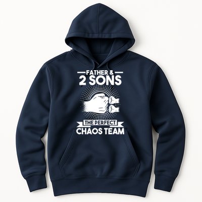 Father & 2 Sons The perfect chaos team Father Hoodie