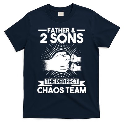 Father & 2 Sons The perfect chaos team Father T-Shirt